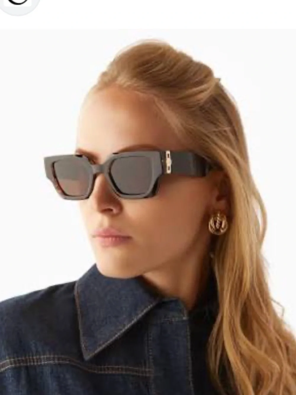Le Specs Tortoiseshell Square Sunglasses with Brown Lenses